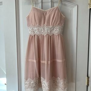 Pink Lace Dress